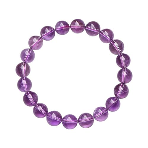Pulsera de cristal púrpura para usar en reuniones de negocios y atraer dinero
