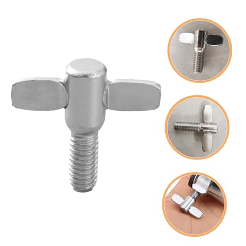 10 piezas de tornillos de ala para platillos de batería de fácil instalación para kits de batería miniatura 6