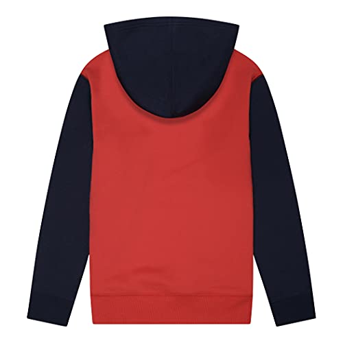 Champion Conjunto esportivo de duas peças com capuz e gola redonda para meninos Heritage 2-7, Escarl