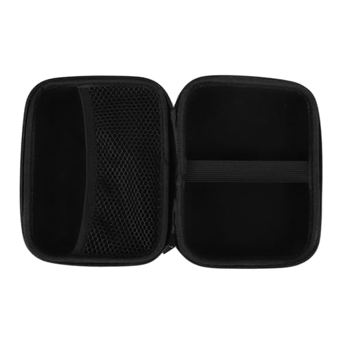 Happyyami bolsa de almacenamiento digital bolsa al aire organizador electrónico cable de carga estuche organizador electronico bolsa de viaje para auriculares Eva Black