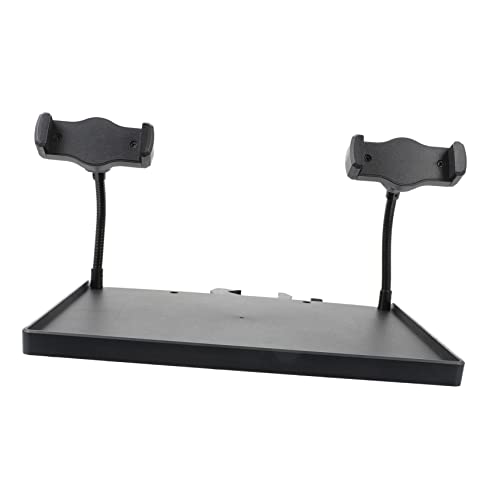 Alasum シート サウンドカードトレイ ロングアーム電話マウント 電話クリップホルダー 式マイクスタンドトレイ アームフォンマウント 棚用ブラケット 携帯電話クリップ 腹筋