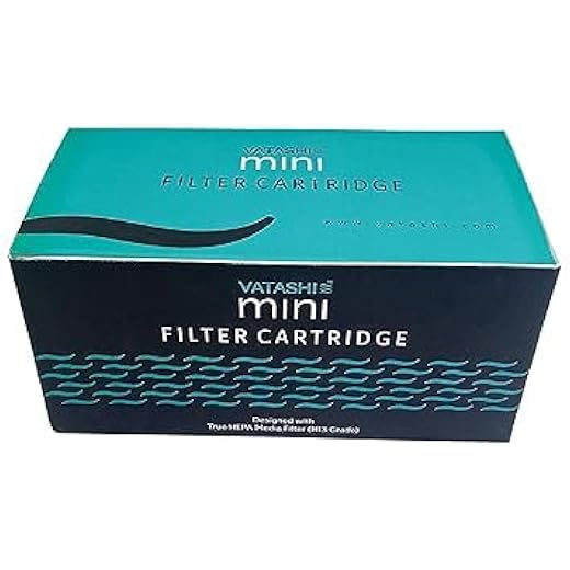 Vatashi Mini Replacement HEPA Filter Cartridge Set of 2 Cart