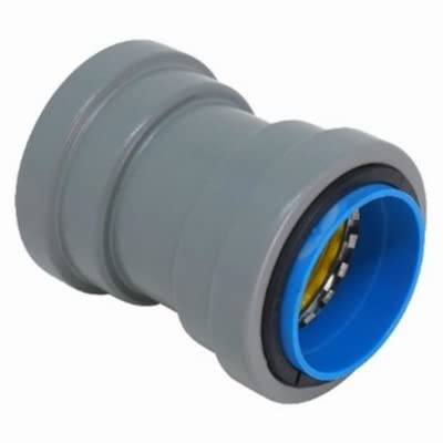 Southwire 65083401 Simpush Push-to-Install PVC-CIC Conduit Coupling, 1/2 In. - Quantity 30