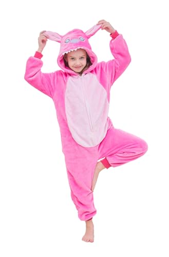 NXXBLLLY Kids Onesie Animal Pajamas Halloween Costumes Christmas Cosplay Costumes for Girl(10-12 Years)
