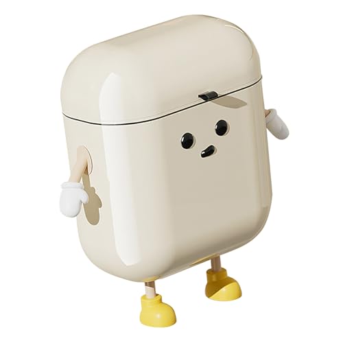 Poubelle murale plastique Aramox compacte avec fixation stable pour bureau - 4