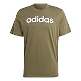 adidas originals shirt schwarz CHRISTUS. Adidas, Linear, T-Shirt, Olivenschicht, L, Mann