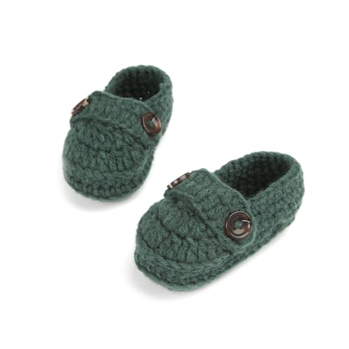 Newborn Baby Hand Knitting Crochet Booties Shoes Mary Jane First Walking Non-Slip Stay On Warm Knit Sock Boots3