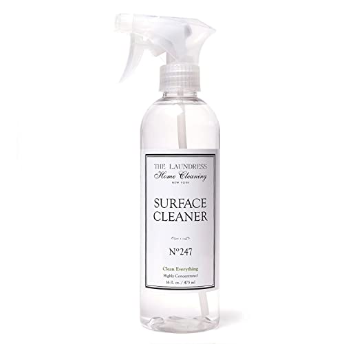 The Laundress - Surface Cleaner, No. 247 Scented, All Purpose Cleaner, Cleans Everything from Stainless Steel to Finished Wood, Multipurpose Cleaner, Food & Kid Safe, Cleaning Spray, 16 fl oz The Laundress - Surface Cleaner, No. 247 Scented, All Purpose Cleaner, Cleans Everything from Stainless Steel to Finished Wood, Multipurpose Cleaner, Food & Kid Safe, Cleaning Spray, 16 fl oz