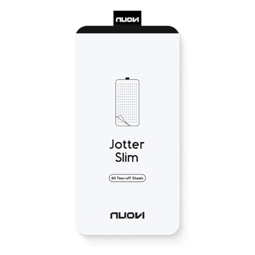 Image of Jotter Slim Notepad | 180 x 90mm - 60 Sheets | 100 GSM Dotted Grip Tear-off Pages | Ideal for Daily Appointments, Reminders, Office & Home Use