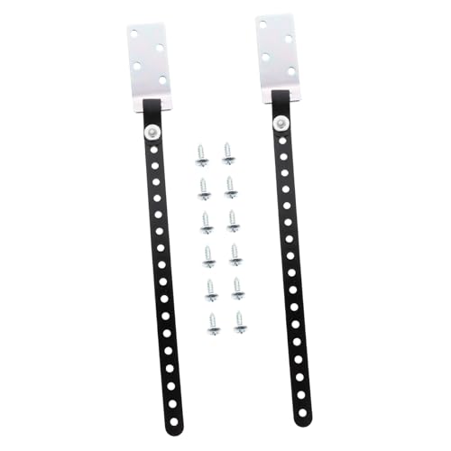 lurrose 2個 防倒器 家具転倒防止ストラップ 調節可能 強力固定 ベビープルーフ ペット対応 棚 キャビネット 固定用品 ペットの 対策