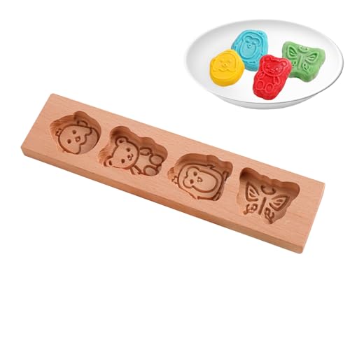 Moldes De Galletas De Madera | Moldes para Pasta de Azúcar de Cocina,Moldes Lindos Para Fondant Pastelería Apasionados Cocina Chef Instructores Cursos