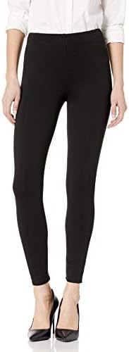 LyssÃƒ© womens Taylor Seamed Light Weight Ponte Leggings, Black, Large US