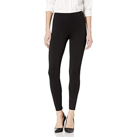 Lyssé Women's Taylor Seamed Light Weight Ponte Legging, Black, XL Cover