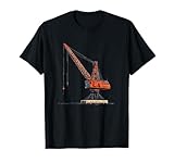 Schönes Kranfahrzeug für Hafen- und Bauprojekte T-Shirt