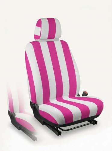 Image of ROMAN HOME Car & Office Chair Towel with 2 Tie Knots| Super Soft 400 GSM (2, car red line)