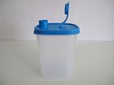 Original Tupperware Tupperware Erfrischer 1,0 L blau Eidgenosse Saft Kanne Mess & Go Circular 686