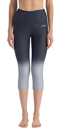 Image of Ubestyle UPF 50+ High Waist Women's Yoga Capri Leggings Swimming Tights Sun Protective