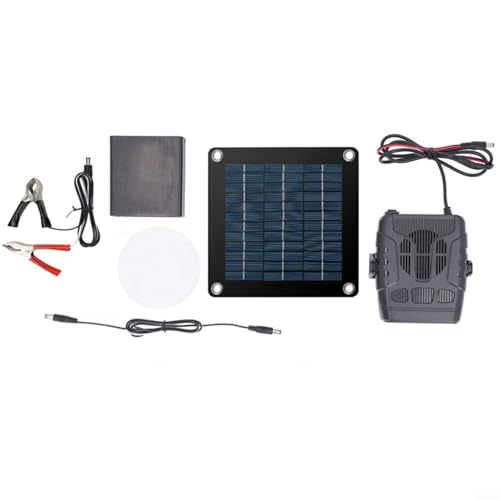 Fauhapyway Chauffage portable à énergie solaire pour poulailler, niche pour chien, abris pour chat, serre, accessoire de chauffage extérieur compact (B)