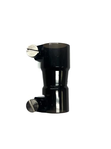 Toxic Performance Paintball Hopper Feed Neck Adapter, 3/4 inch to 1 inch, Black