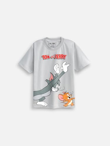 Image of Nap Chief Kids Cotton Official Tom & Jerry Co ord Set for Boys & Girls, T Shirt and Shorts for Casual Wear