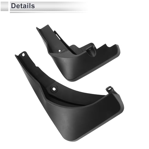 Image of X AUTOHAUX 1set Front and Rear Mud Flaps Splash Guards Mud Guards for Audi Q2 2018-2021 for Audi Q2L 2018-2021 W /Mount Accessories