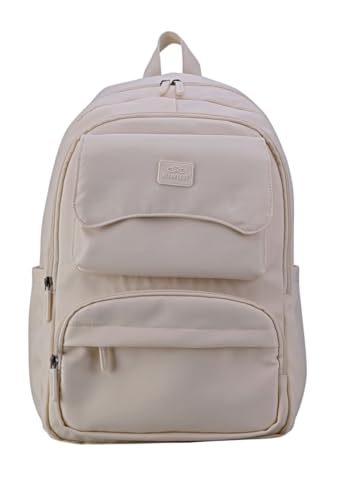 Mochila Olympikus Sportstyle off white branca casual grande feminina