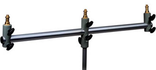 Buy 1 get 1 Manfrotto 154B Triple Microphone Holder (Black)