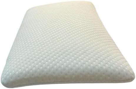 HAPPINZO Thin Pillow HZ 10 – Soft & Supportive for Neck Pain Relief, Ideal for Stomach & Back Sleepers, Comfortable Low Loft Design, Sleep Positions | White Colour | L-21.5_W.11.5_H3.5
