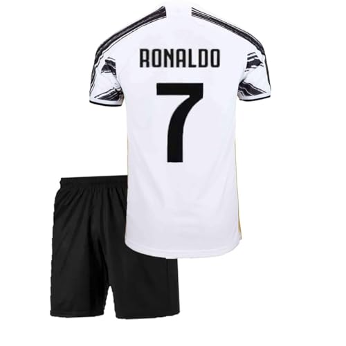 Image of Soccer Boys Football Team Sports Jersey with Black Shorts (Kid's, Boy'&Men)