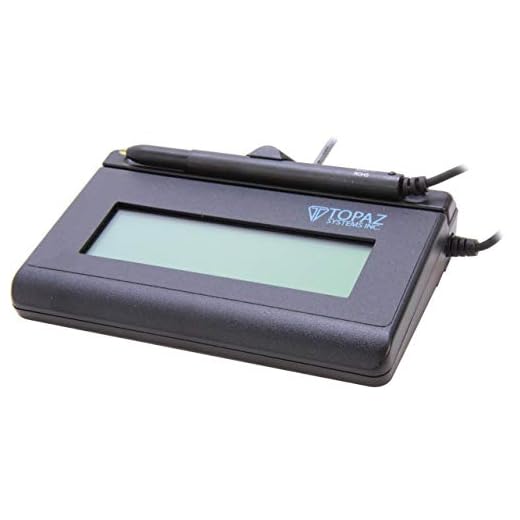 Topaz T-L462-HSB-R SIGNATUREGEM LCD 1X5 USB Signature Capture Pad (Renewed)