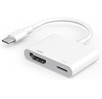 Apple USB-C auf HDMI Adapter 4K @ 240Hz für iPhone 15 16 MacBook Pro Air iPad Pro, MFi-Zertifiziert Typ-C Digital AV HDMI 2.1 Kabel kompatibel mit Samsung Galaxy S25, Nintendo Switch, Pixelbook, XPS
