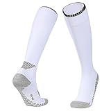 rinud calzini da scherma for bambini adulti calze da scherma che assorbono il sudore e resistenti all'usura for schermidore di lamina di sciabola spada(white,large(eu38-44))