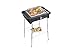 SEVERIN Barbecue sur Pieds "STYLE Evo S", 2 500 W, 0°C à 350°C en 10 min., bac à eau réducteur de fumée et d'odeurs, Noir, PG 8124