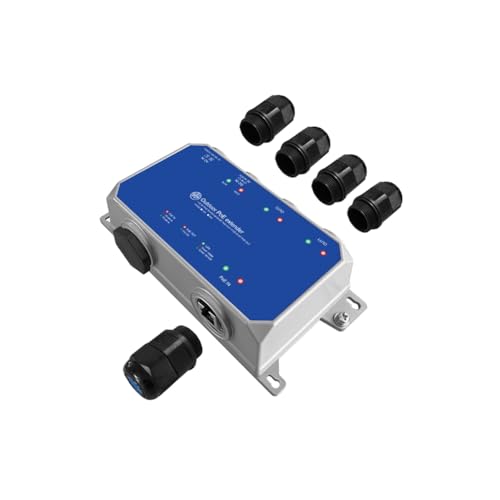Image of IJSDNVJNDX EX102G-AC-OT 5 Port Gigabit Outdoor POE Switch 1000M Ethernet Extension Module Extender IP67 Waterproof 1000M DC 44-57V 30W