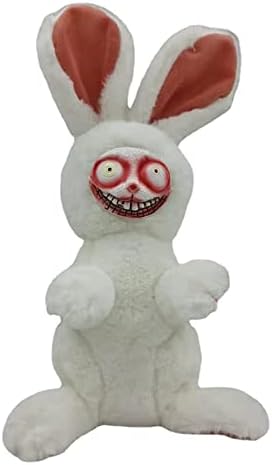 UJAY 12" Bunny Stuffed Animals,Cute Rabbit Plush Toy for Girl,Unique Face Design,Soft Plush,A Gift to Grow with,Huggable,Washable, The Best Choice for Halloween,Christmas,Easter