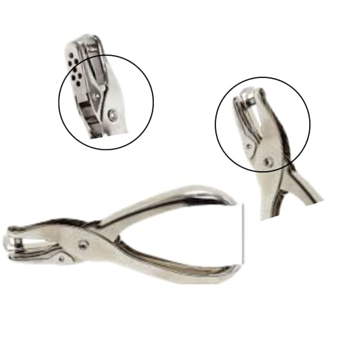 Furador de Papel Perfurador Alicate 1 Furo de Metal 6MM Masterprint