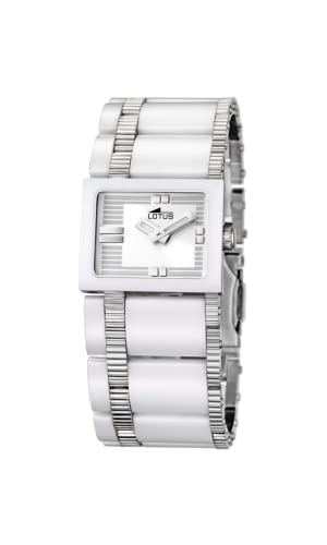 LOTUS Reloj Mujer 15597/1 Outlet Caja de Acero Inoxidable 316l Gris Plata Correa de Acero Inoxidable 316l Gris P