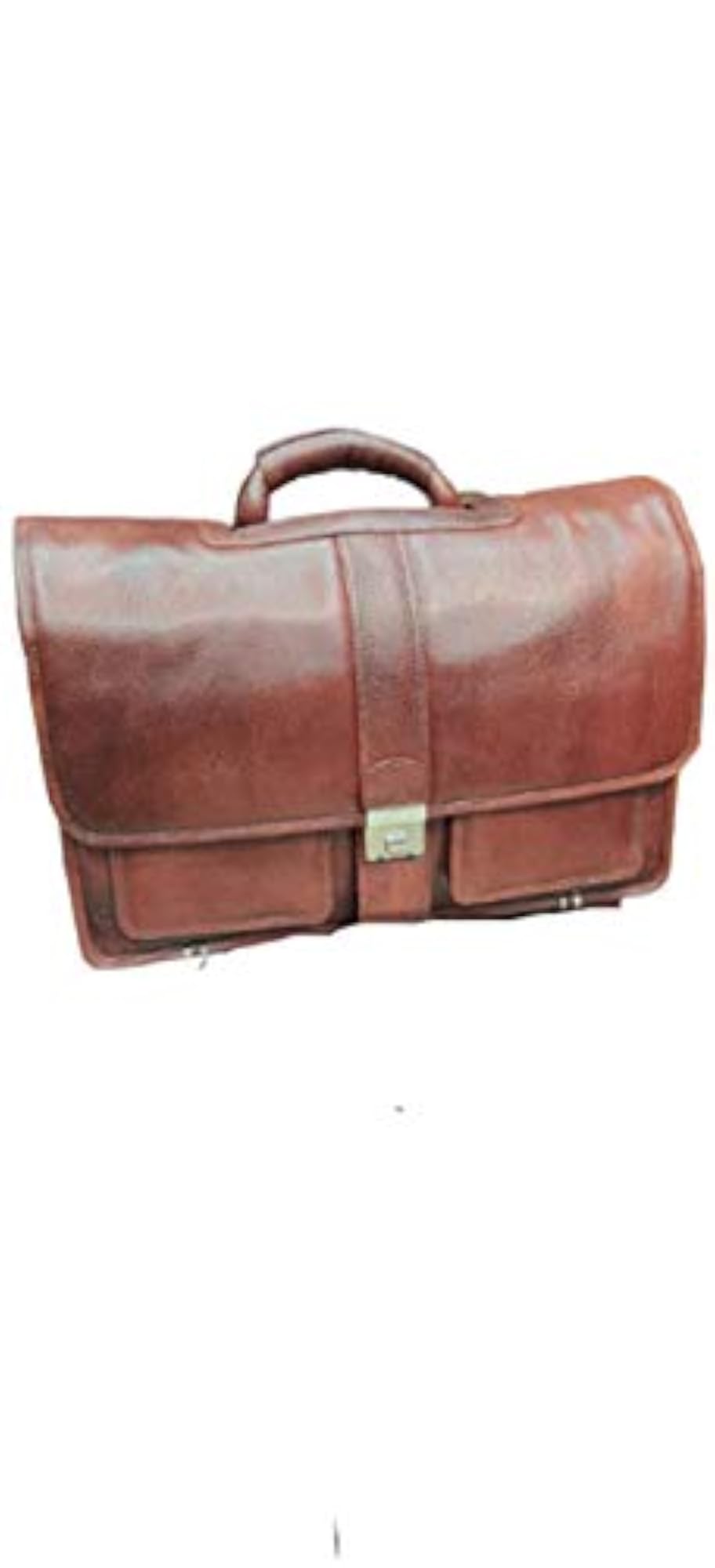 Men's Tan Leather Office Bag