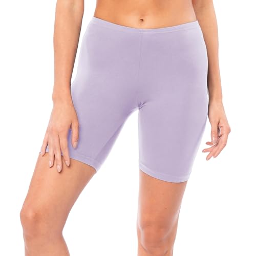 Image of Sexy Basics Women's Cotton Stretch Active Slip Shorts | 3 Pack & 6 Pack Boy Short Boxer Briefs