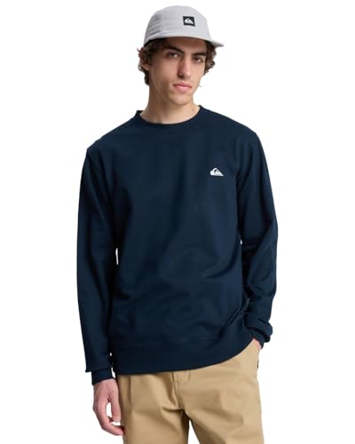 Quiksilver - Jersey de Forro Polar básico para Hombre, Color Negro