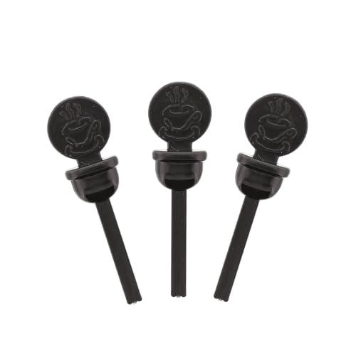 StixToGo Beverage Plugs - Leak Prevention Coffee Accessory for Hot Drinks, Disposable Coffee Stoppers, Fits Standard Lids - Black, 2", Pack of 400