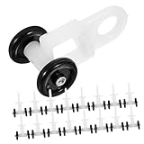 Photo Gallery zerodeko 50 pezzi rulli per binario tende in plastica con tecnologia bead scorrimento silenzioso e fluido ruote compatte per finestre armadi e uffici accessori resistenti e delicati per Photo Gallery zerodeko 50 pezzi rulli per binario tende in plastica con tecnologia bead scorrimento silenzioso e fluido ruote compatte per finestre armadi e uffici accessori resistenti e delicati per