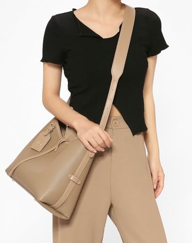 Womens Large Work Tote Bag Soft PU Leather Shoulder Crossbody Satchel Messenger Bag Handbag Adjustable Travel Purse4