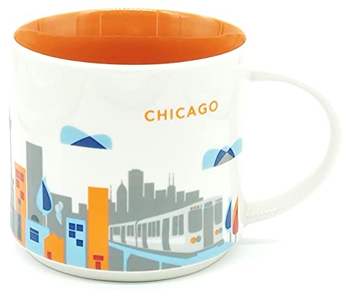 Starbucks You Are Here (Yah) Chicago Stackable Mug Latest Release #TOP1