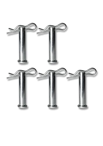 Boulons à changement rapide Werhe® 5 pcs. pour foreuses de terre. Verrou de sécurité à goupille fendue. Fabriqué en acier à ressorts de haute qualité Cover