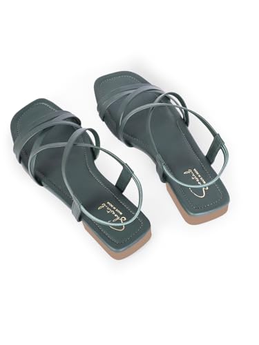 Image of Women Flats Sandals | Stylish Embroidered Slip-On Flats for Women | Comfortable Lightweight Sandals | Ethnic & Casual Footwear for Ladies SL1043