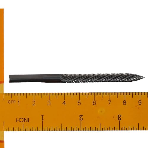 Image of Tire Repair Tool 1 /4 inch Cutting Tool Carbide Steel Burr Drill Reamer Tools Silver Drill Reamer Tire Repair