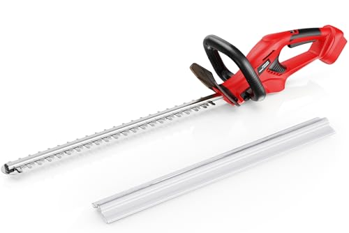 HEINPRO Cortasetos inalámbrico de 22 pulgadas compatible con batería Milwaukee M18 de 18 V (batería no incluida), cortasetos eléctrico inalámbrico, recortadora de arbustos para jardín, cortasetos