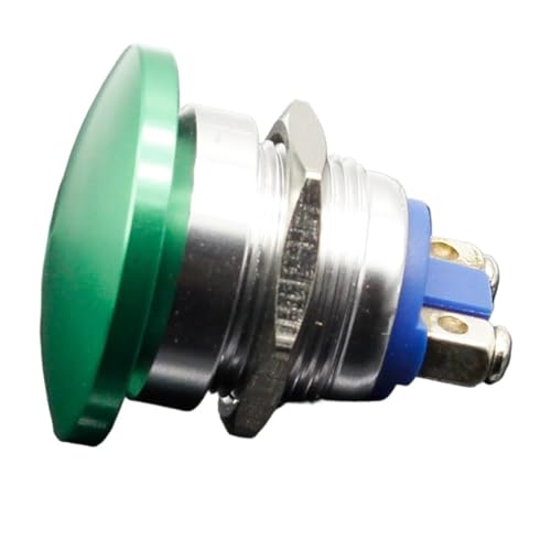 Bouton de démarrage 19mm vert momentané à vis pour commande industrielle - 2
