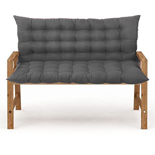 Coussin de banc à bascule 2/3 places épais pour soulager le dos sur votre terrasse